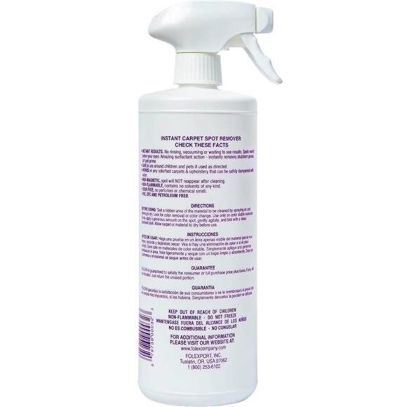 Instant Carpet Spot Remover Folex 32-oz. Trigger Spray FSR32 - Picture 2 of 2
